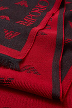 All-Over Eagle Wool Scarf